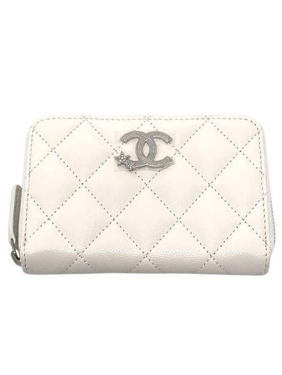 Chanel Handbags - Chanel Star Ap3728 Caviar Leather White